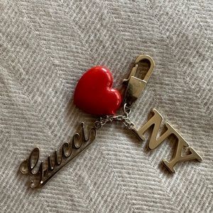 Gucci Heart NY Key Chain